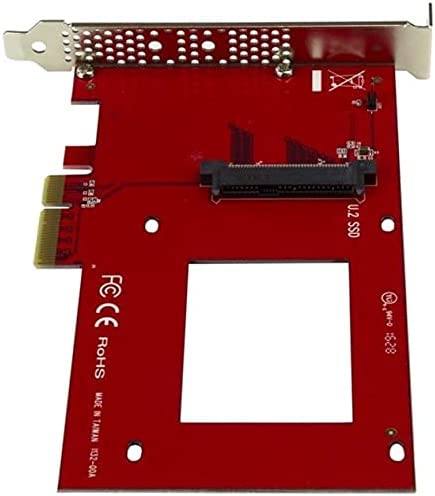 StarTech U.2 TO PCIE ADAPTER FOR 2.5IN U.2 NVME SSD(PEX4SFF8639) - Win-Pro Consultancy Pte Ltd