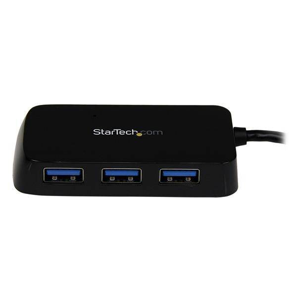 Startech USB to 4 USB 3.0 Hub with Built-in Cable ST4300MINU3B (2 years Local Warranty in Singapore) - Buy Singapore