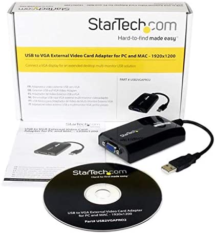 StarTech USB TO VGA ADAPTER - EXTERNAL USB(USB2VGAPRO2) - Win-Pro Consultancy Pte Ltd